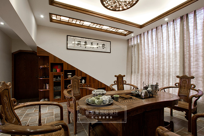 休閑茶室裝修實(shí)景圖