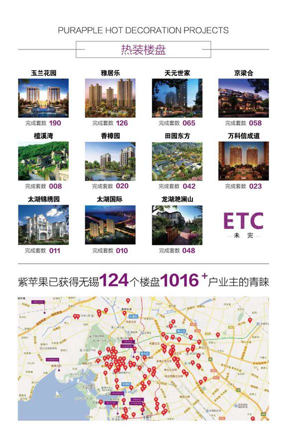 無錫紫蘋果裝飾